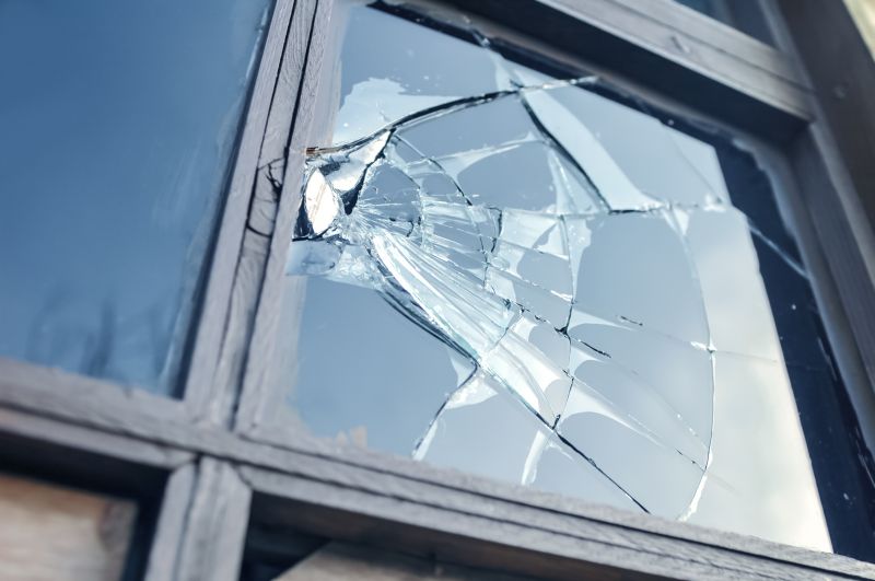 Damaged Window Glass